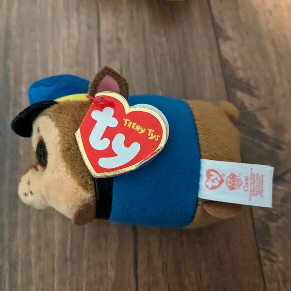 Set of 3 Paw Patrol TY Teenie Beanie Boos - Chase, Marshall and Rocky - Picture 3 of 6